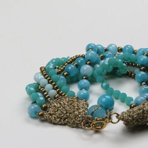 18k Plated Fancy Bracelet resin